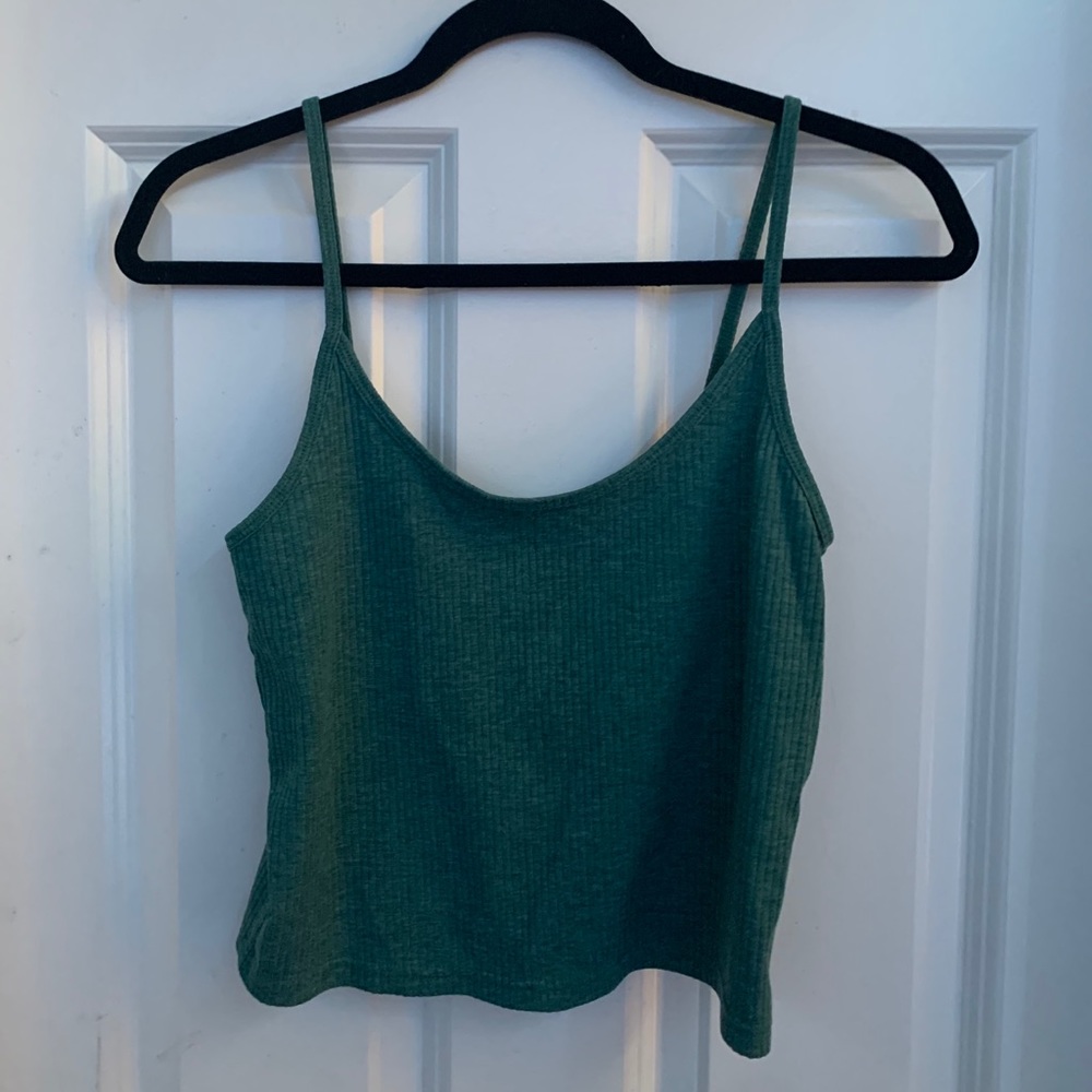 Green tank top